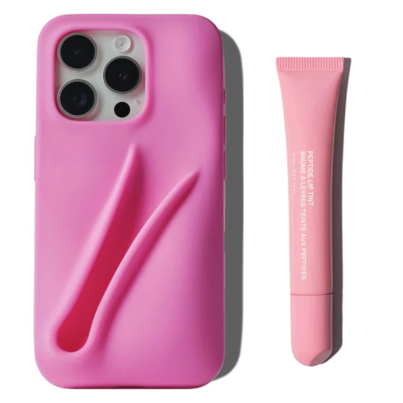 Сет Ribbon - силиконов кейс и гланц