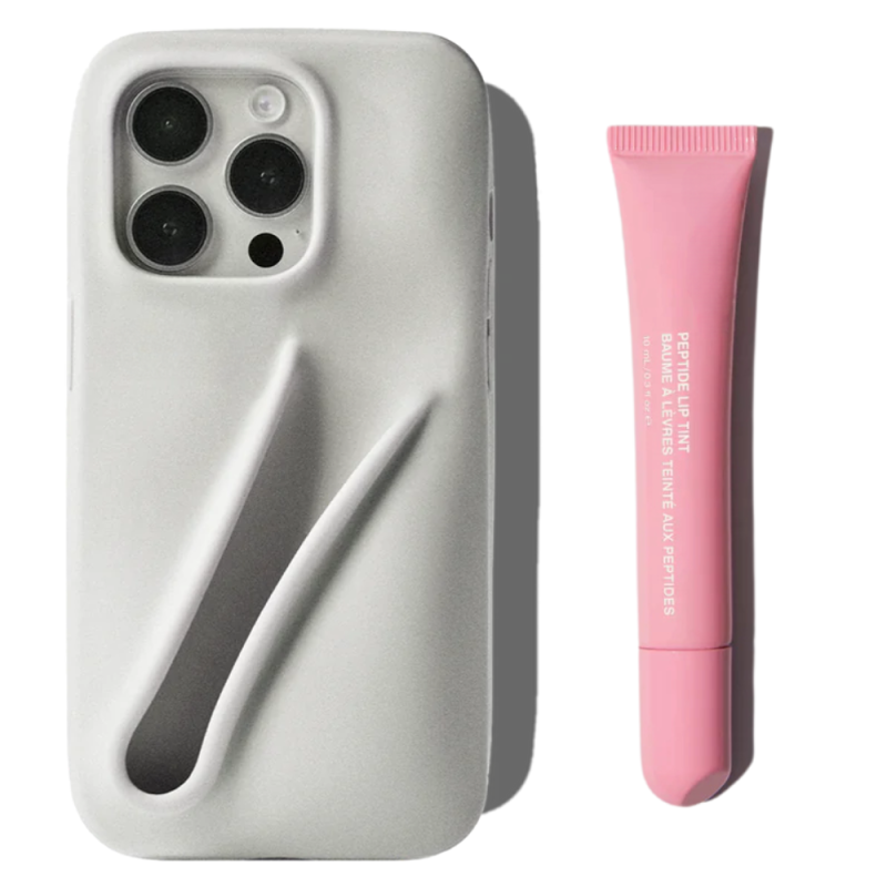 Сет Ribbon - силиконов кейс и гланц